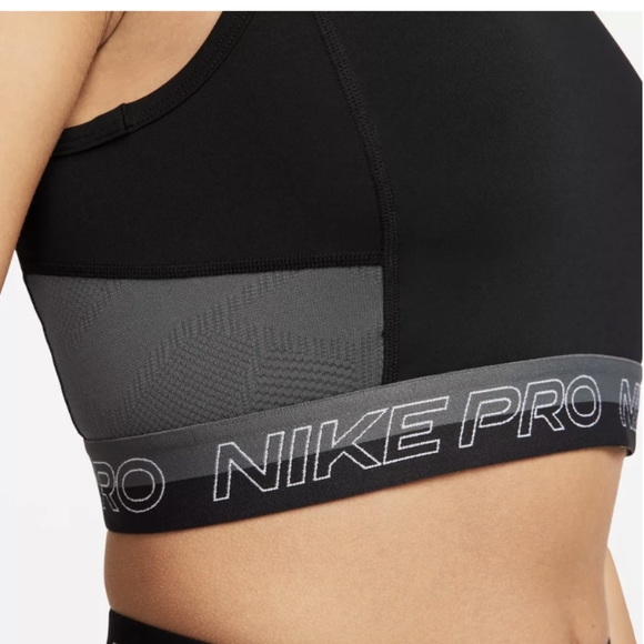 Nike Pro Dri-FIT Femme Cropped Tank Tank Top - Picture 4 of 6